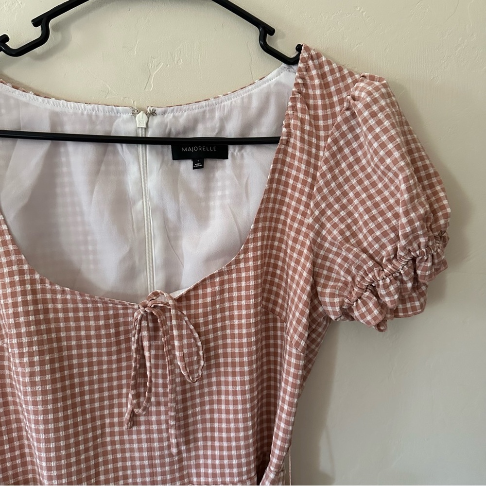Majorelle Short N Sweet Dress In Pink Plaid - Picture 3 of 11